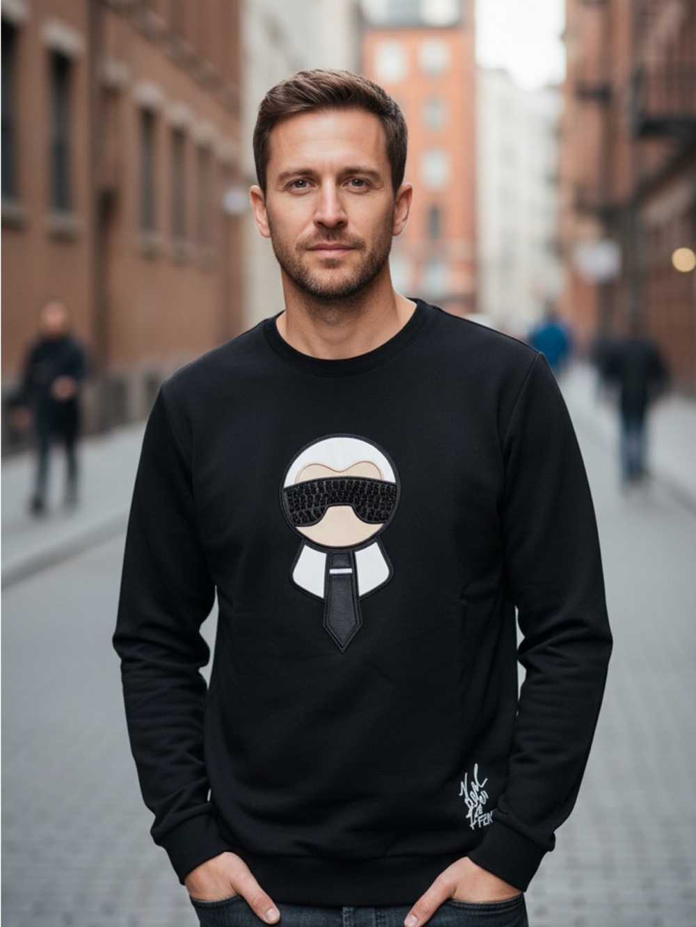 Fendi Karlito Studded Crew Neck Sweater
Signature Rubber of Karl Lagerfeld